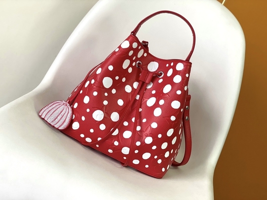 Сумка NéOnoé MM Louis Vuitton Yayoi Kusama дам белая черная