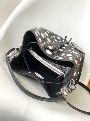 Сумка NéOnoé MM Louis Vuitton Yayoi Kusama дам белая черная