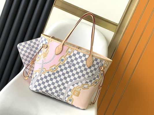 Таити ограничивал изготовленные на заказ заклеймленные сумки Checkered Louis Vuitton Neverfull MM