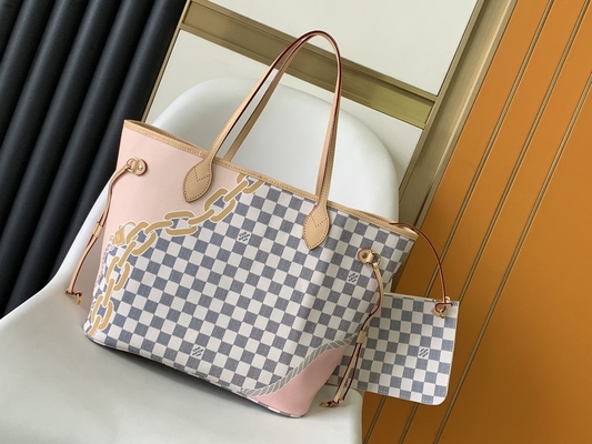 Таити ограничивал изготовленные на заказ заклеймленные сумки Checkered Louis Vuitton Neverfull MM