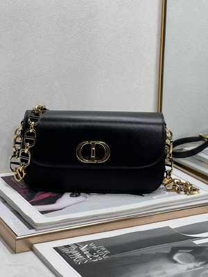 Таможня микро- Montaigne 30 сумки дам Dior белая кожаная