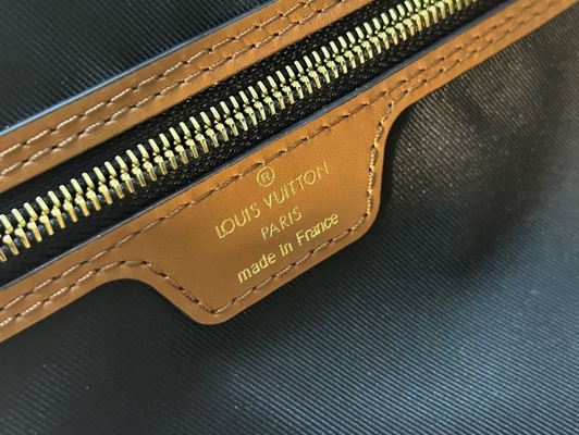 Louis Vuitton Preloved женщин клеймил вензель Neverfull сумки бежевой сумкой