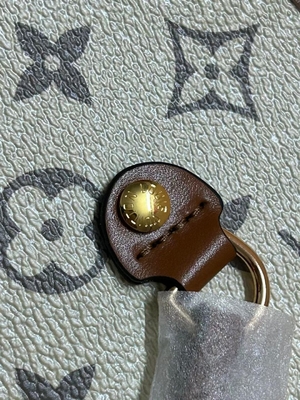 Louis Vuitton Preloved женщин клеймил вензель Neverfull сумки бежевой сумкой