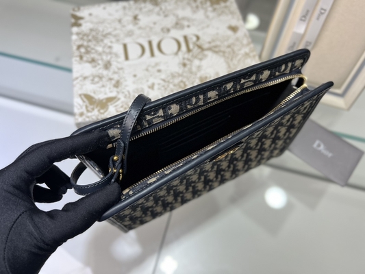 2 в 1 жаккарде мини мешка Dior 30 Montaigne голубом косом