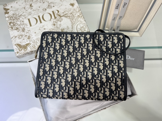 2 в 1 жаккарде мини мешка Dior 30 Montaigne голубом косом