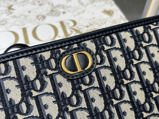 2 в 1 жаккарде мини мешка Dior 30 Montaigne голубом косом