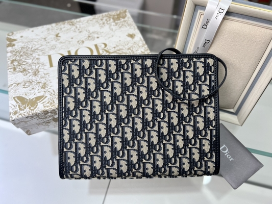 2 в 1 жаккарде мини мешка Dior 30 Montaigne голубом косом