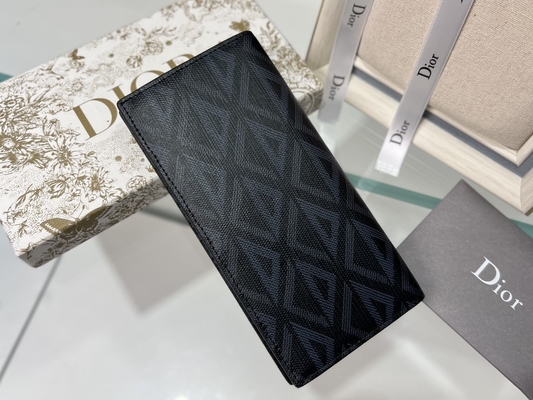 Диамант бумажника выбитых вертикальных людей Кристиан Dior CD застегнул на молнию