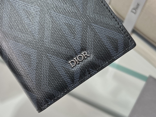 Диамант бумажника выбитых вертикальных людей Кристиан Dior CD застегнул на молнию