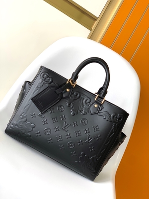 Белый вензель Preloved клеймил сумку Louis Vuitton Sac Plat Tote