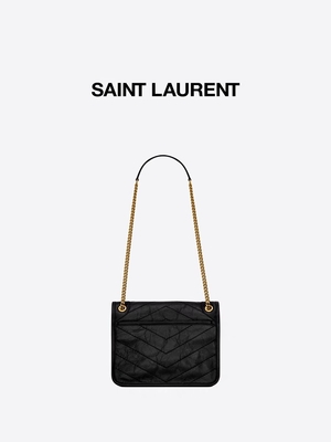 Кожаный WOC ручки YVES ST LAURENT клеймил сумку DND1N 1000 NIKI посыльного
