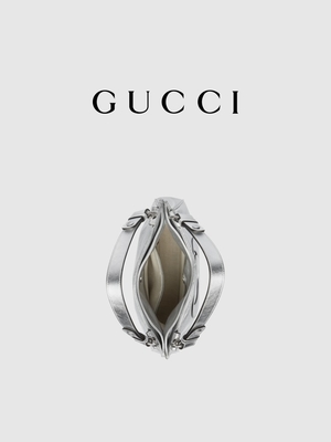 Дамы сумки Tote Gucci Blondie небольшие роскошные серебряные белые заклеймленные сумка