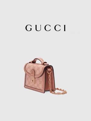 Сумка GG Ophidia сумки посыльного пинка Gucci заклеймленная холстом мини