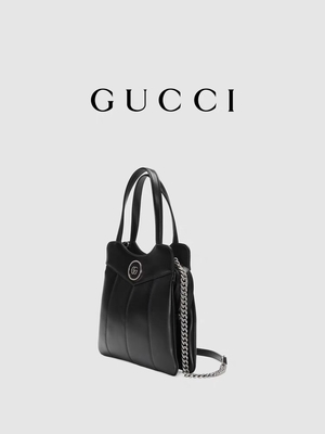 Кожаный тон Gucci палладиума Tote мини классические силуэты