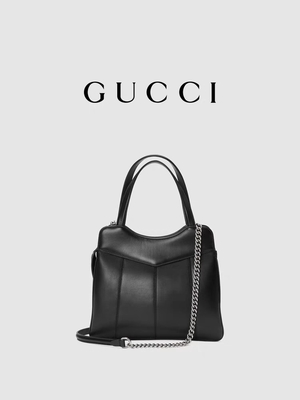Кожаный тон Gucci палладиума Tote мини классические силуэты