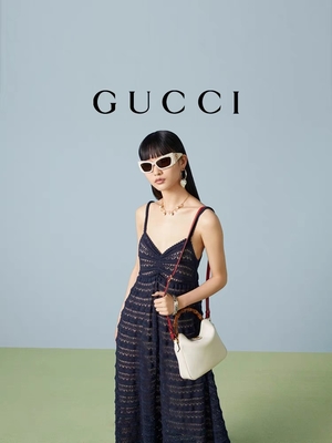 Белая кожаная заклеймленная принцесса Диана Сумка Gucci сумки