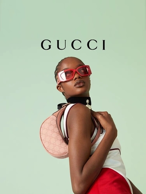 Заклеймленная дизайнером подкладка белья хлопка холста GG пинка Gucci Ophidia сумки небольшая