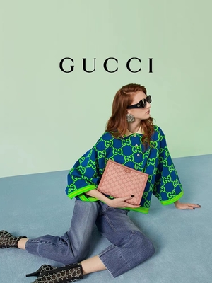 Мешок муфты Ophidia Gucci мини холста пинка кожаный с закрытием застежка-молнии