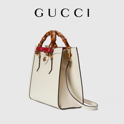 Белая лоснистая таможня клеймила принцессу Диану Сумку Gucci сумок