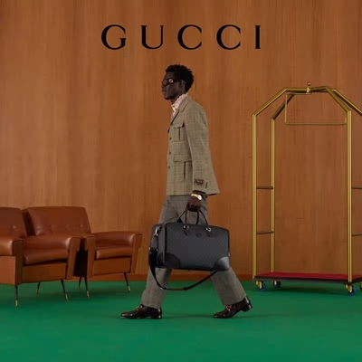 Людей Gucci сумки Tote GG черного перемещения двойник g холста посыльного высших блокируя