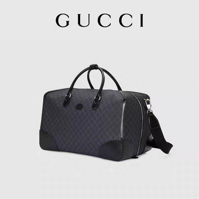Людей Gucci сумки Tote GG черного перемещения двойник g холста посыльного высших блокируя