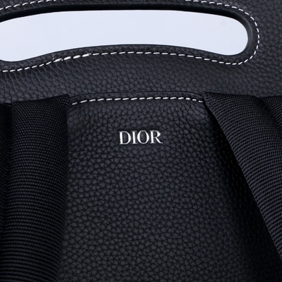 Черноты рюкзака галопа Dior предметов первой необходимости людей икра христианской Grained кожаная