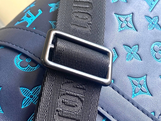 Сумки Keepall BANDOULIÈRE 50 голубые Бостон сумки больших заклеймленных людей