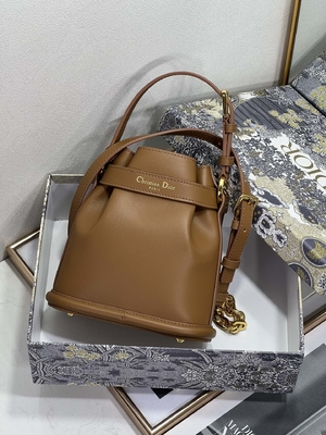 Выбитая телячья кожа сумки спорта Dior CD седловины золота сумки C'est Dior христианская